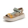 Fashion GKTINOO Women's Sandals Summer 2025 Casual Mixed Color PU Soft Non-Slip Comfort Light Beach Slippers Wedges Platform Shoes Woman