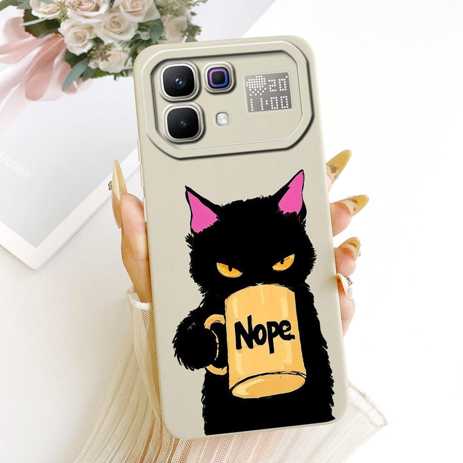 For Infinix Note 60 Pro Note60 Cute Cat Flower Cartoon Phone Case For Infinix Note 60 60Pro 5G Soft Silicone Covers Bumpers