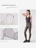 V-Neck Halter Sports Tank Top for Women with Chest Pads, Backless, Slimming Fitness Bra for Running, Pilates, Yoga, Beautiful Back, Summer