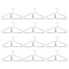 12pcs Foldable Coat Hangers - Portable Travel Hangers, Space-Saving Design,Ideal for Clothes & Coats