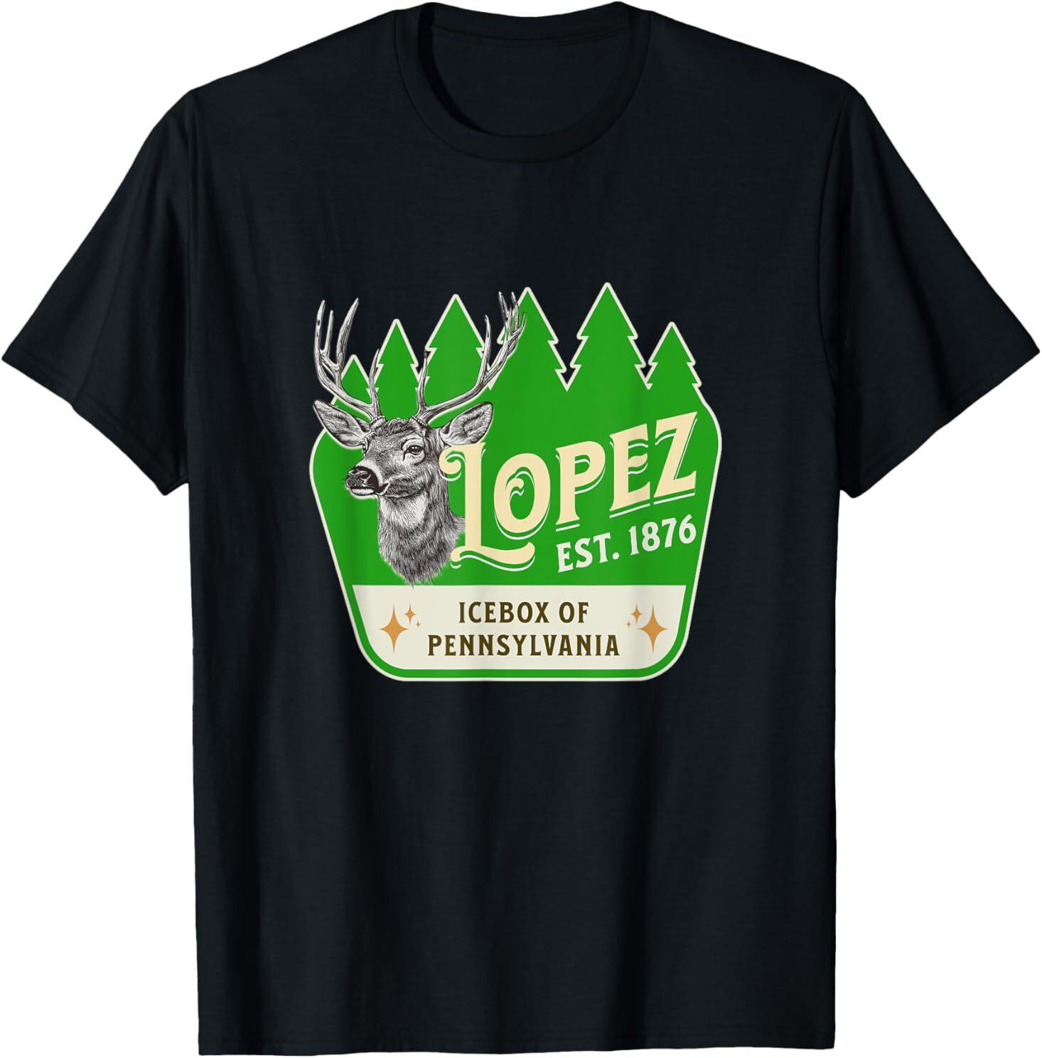 Lopez PA Deer 2 T-Shirt L