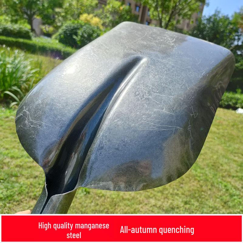 Heavy-Duty All-Steel Large Iron Shovel for Coal, Snow, Manure, and Grain