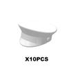 Military Building Blocks Accessories Soldier Figures Soviet Helmets Guard Hat Navy Pirate Firefighter Army Hats Mini Bricks Toys