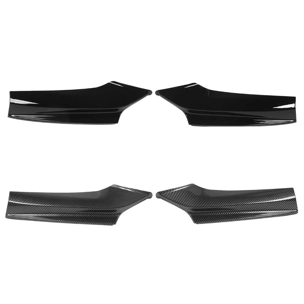 1pair Front Bumper Lip Splitter Spoiler For BMW F10 F11 M Sport 5 Series 520i 530i 2011-2017 Front Diffuser Body Kits Tuning