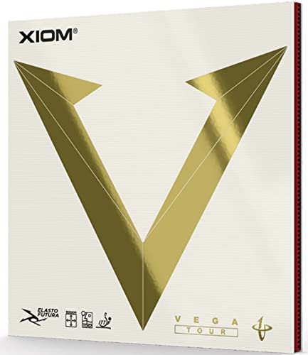 Victus Xion (XIOM) Table Tennis Rubber, Vega Tour Red 2.0, Inverted, 10391