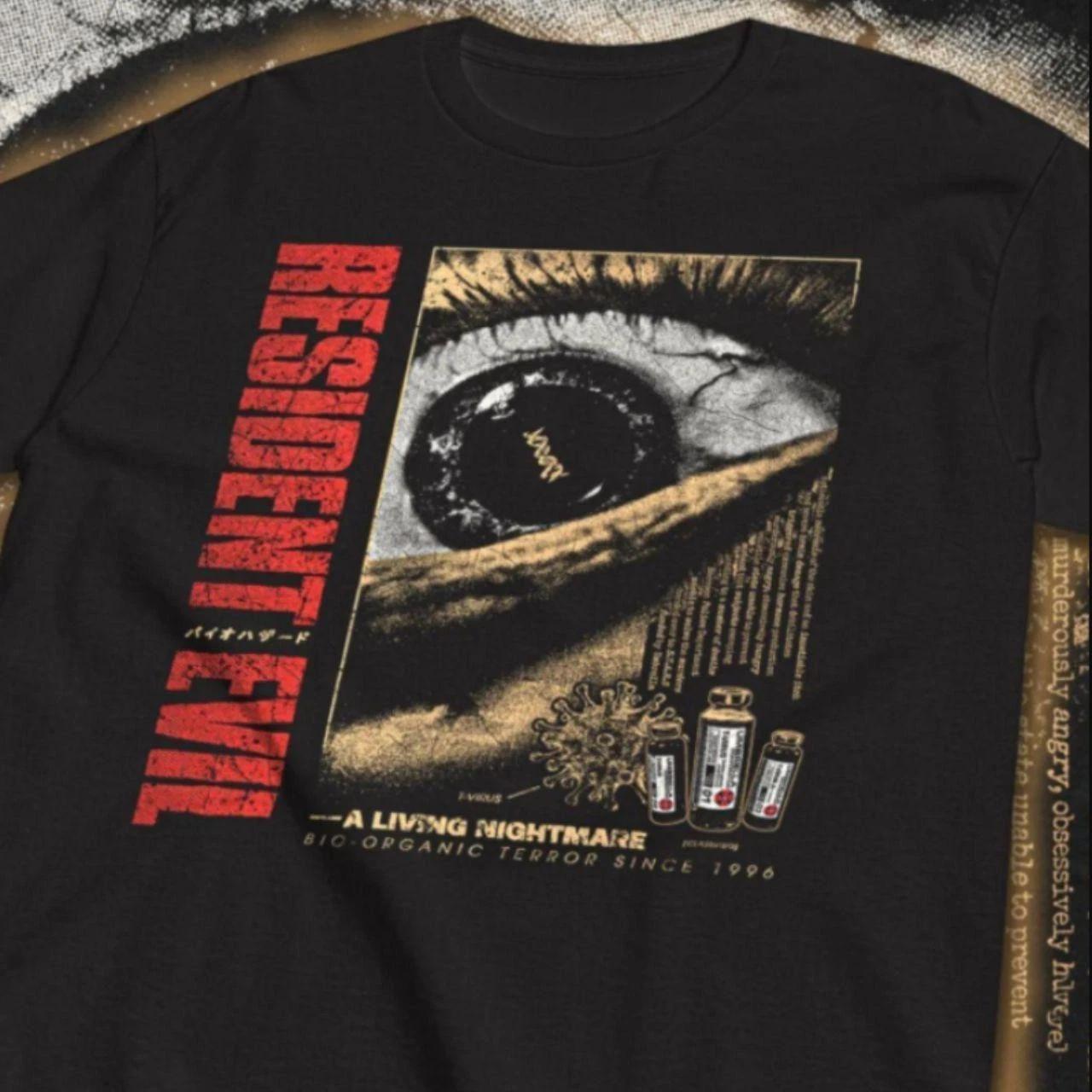 Eyes resident evil movie tshirt reprint 4XL