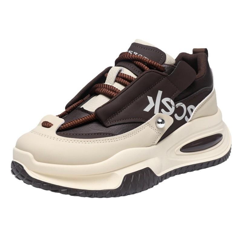 Shoes Men's Autumn and Winter 2025 New Platform Sports Trendy Shoes High-end Ruffian Handsome Net Shoes Niche Trendy Dad Shoes