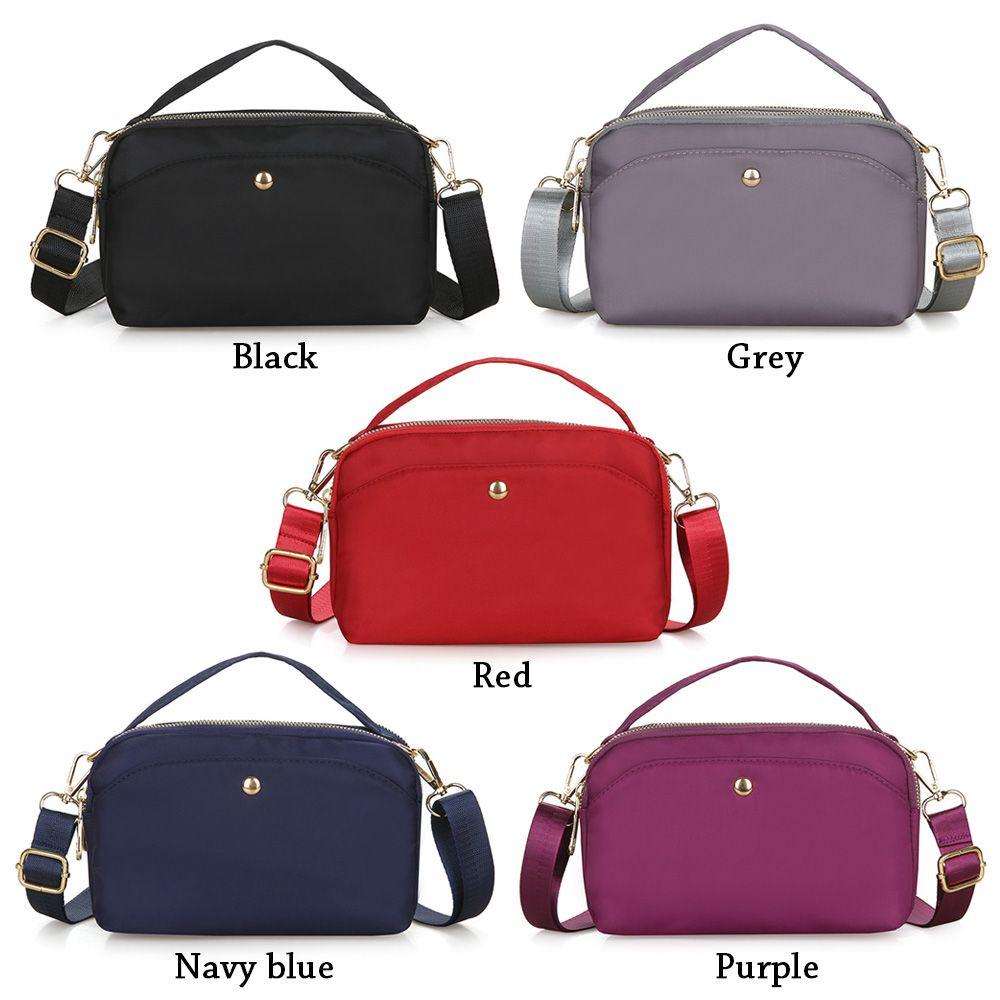 Travel Large Capacity Zipper Nylon Handbags Crossbody Bags Shoulder Bag