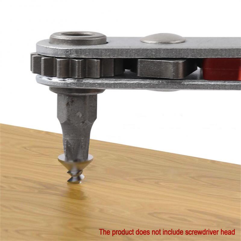 Multifunctional Bidirectional Forward And Reverse Ratchet Screwdriver Elbow Flat Head Wrench Cross Screwdriver Slotted Tool