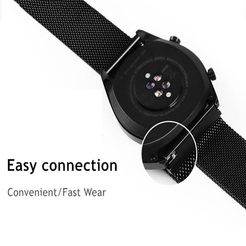 20mm/22mm Milanese loop band For Amazfit GTS/4/2/2e/3/GTS2 Mini/GTR 47/GTR2/4/3/Pro Watch Bracelet correa Amazfit bip 6 5 straps