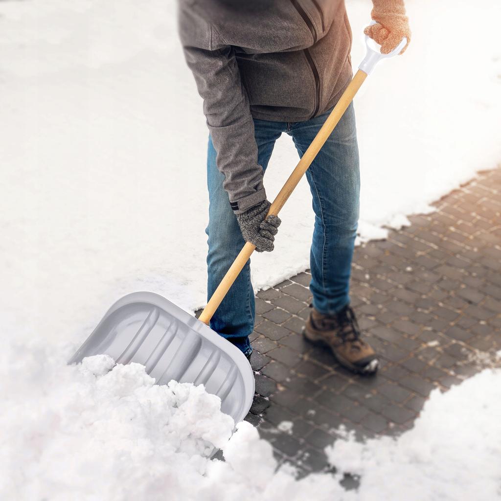 KADAX Snow Shovel Shovel Large Snow Removal Wooden Shaft Shovels