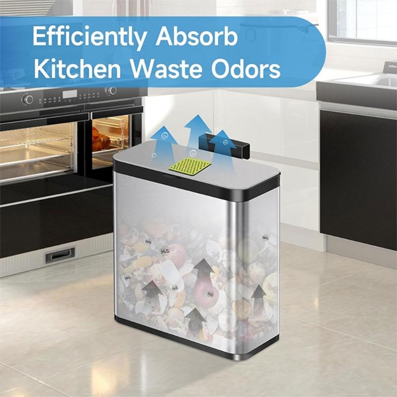 20 kusů deodoračních filtračních vložek pro odpadkové koše EKO Step pro kontrolu zápachu