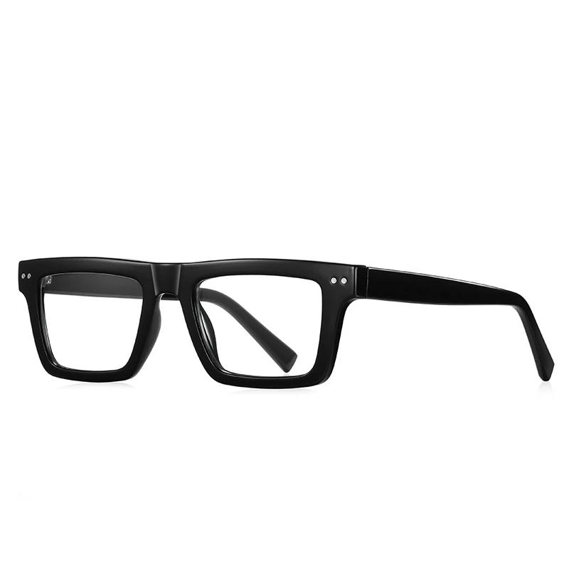 

Transparent Black Frame Square Nearsighted Glasses For Men Light Blocker Student Prescription Spectacles 0 -0.5 -0.75 To -6.0 0
