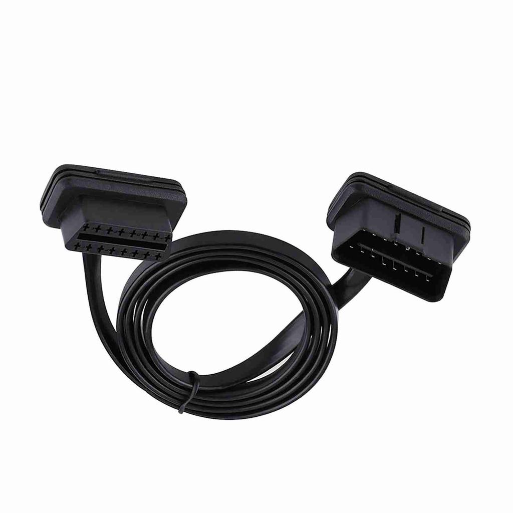 Auto Auto 16 Pin Stecker auf Buchse OBD2 Verlängerungskabel Diagnoseadapter 100cm39inch Länge