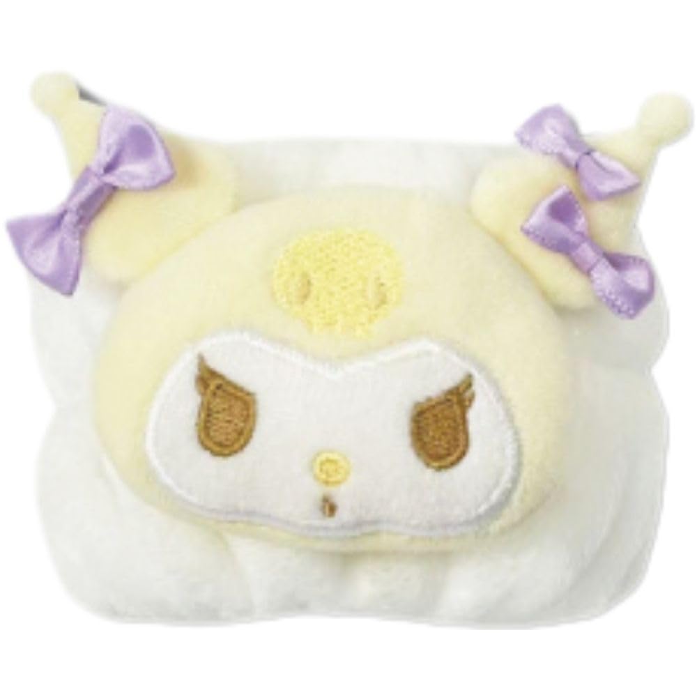 

Браслет-резинка для волос с маскотом Sanrio от Hatayama Shoji, Белый, Резинка для волос с персонажем, Аксессуар на запястье, Милый Куроми, Прибл.. В5 x Ш9см