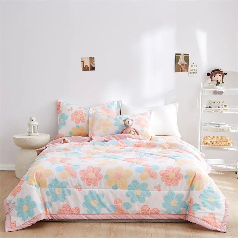 

Тонкое одеяло с кондиционером, летнее одеяло, хлопковое пушистое клетчатое одеяло на кровати, удобное одеяло 110x150cm 43x59inch