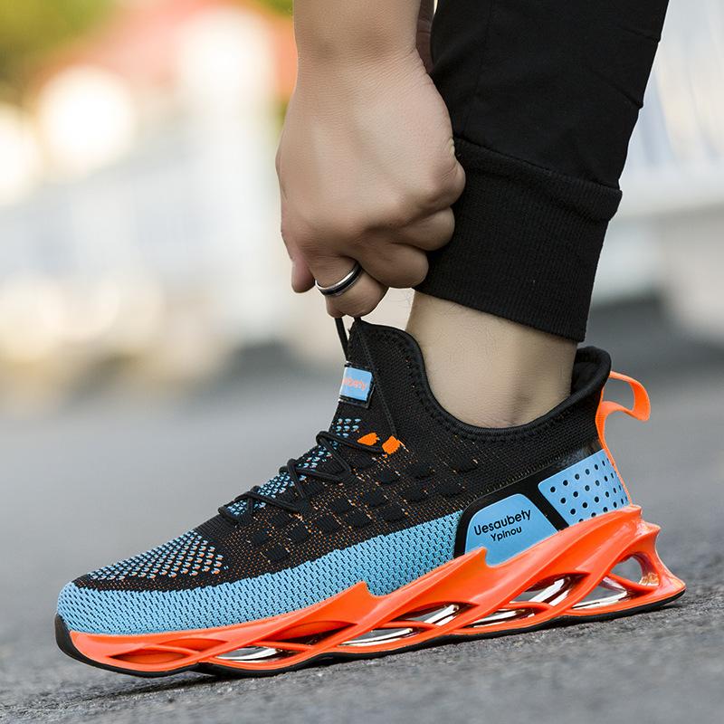 

Sneakers men s new men s shoes Korean version of trendy men s sneakers casual flying woven trendy shoes breathable men s shoes 39