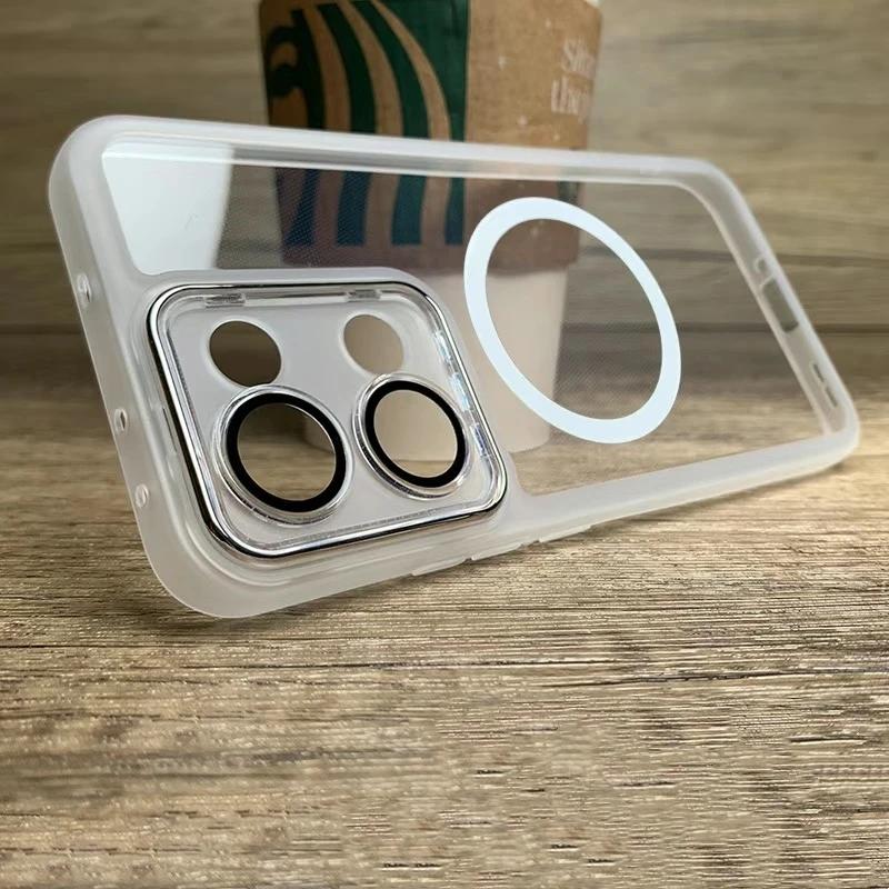 

Transparent Soft TPU Phone Case For MOTO Edge 70 60 50 40 Ultra Neo Fusion Pro All-inclusive Lens Magnetic Shockproof Back Cover For Edge 50 Pro 5G