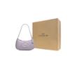 New COACH Teri Leather Shoulder Bag, Handbag, Shoulder Bag Medium Women's Taro Purple CJ608-SVM4