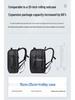 High-End Leather Film Water-Repellent Business Backpack with Large Capacity
