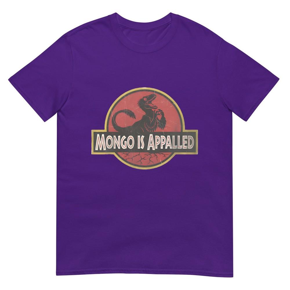 Retro Mongo Is Appalled Vintage Riding Dinosaur Unisexs TShirt