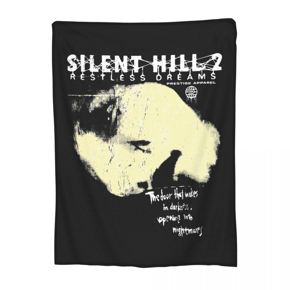 Restless Dreams Silent Hill Blanket Flannel All Season Portable Super Warm Throw Blanket for Sofa Travel Bedspread Size: 75*100cm, Weight: 230 GSM