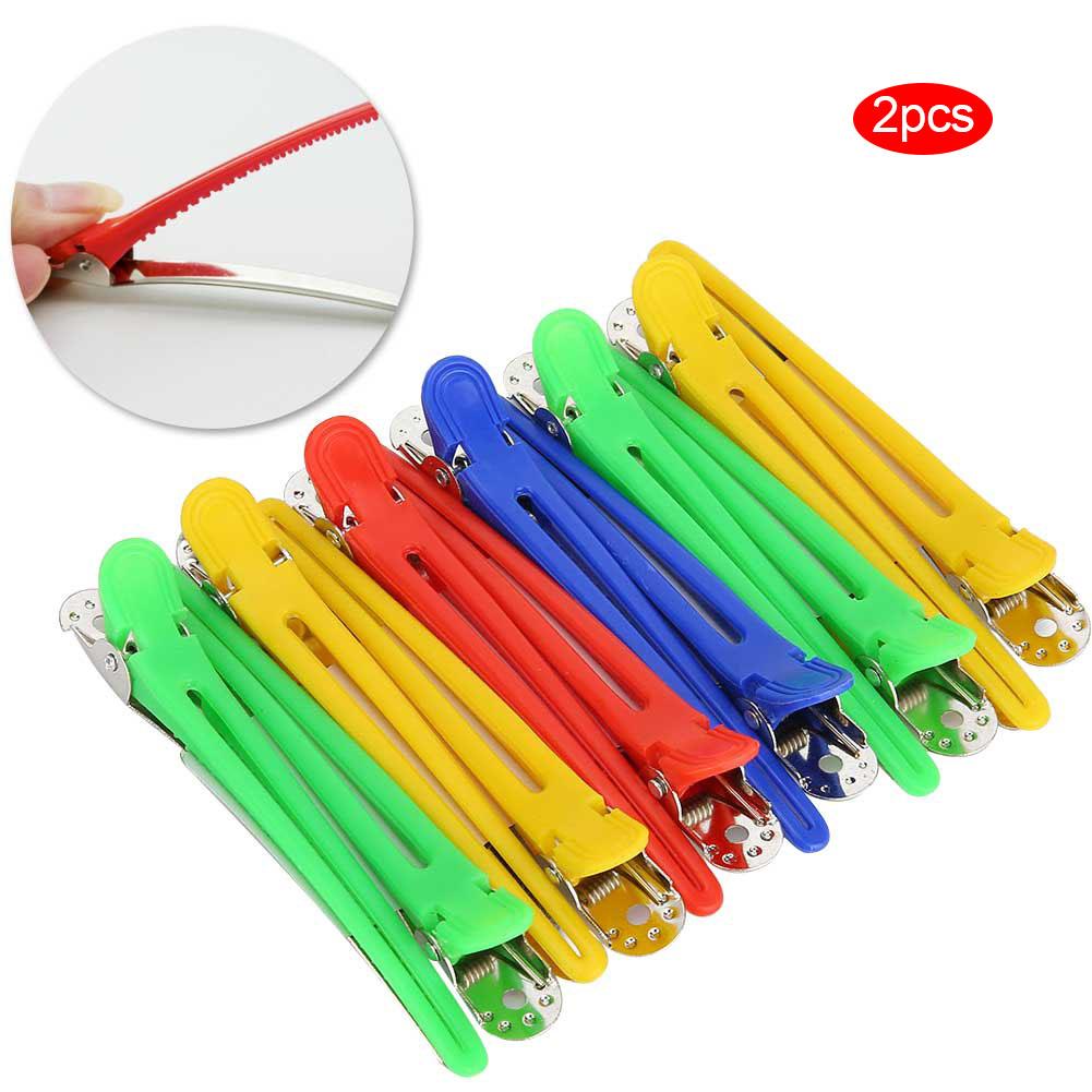 24pcs Duckbilled Clip Aluminum Hairdressing Hairstyle Pin for Hair Salon Barber ShopHairdressing Pin