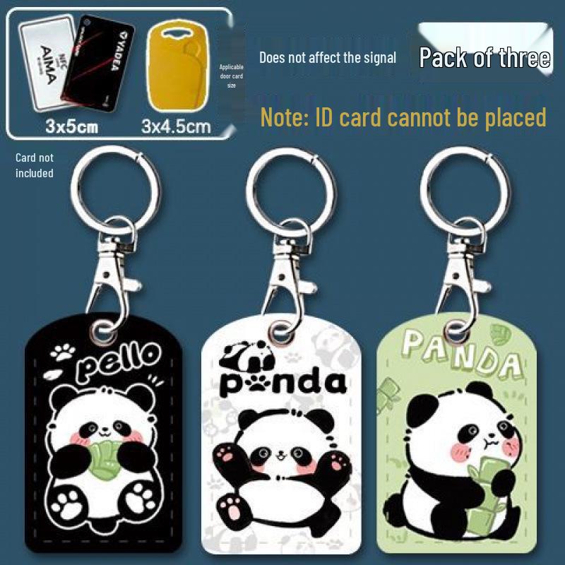 Mini Community Card Case Keychain - ICID Access Protective Sleeve & Bus/Elevator Holder