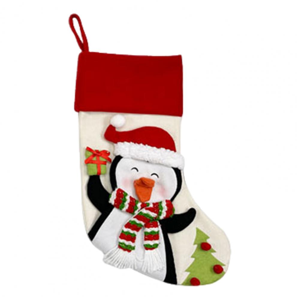 Thoughtful Christmas Gift Festive 3d Pattern Christmas Stockings for Fireplace Tree Decor Holiday Party Decoration for Family