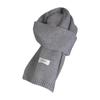 Fashion Winter Solid Color Warm Scarf For Womens Fashion Mens Knitted Scarf Shawl