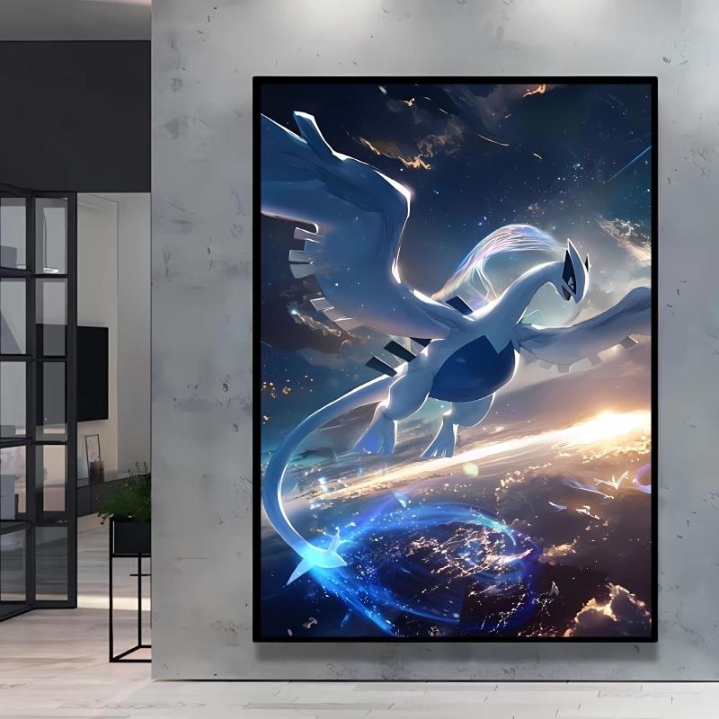Classic Anime Character Pictures Pokemon Arceus Canvas Painting Wall Art Poster Home Children's Bedroom Decor Friends Gifts