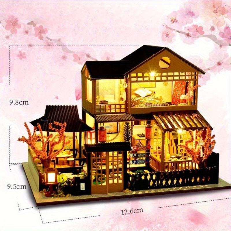 DIY Miniature Dollhouse - Mini Sakura Residence, 3D Puzzle, Birthday Gifts for Family and Friends