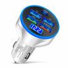 4 Port USB LED Display Car Charger Type C PD 250W Fast Charging Adapter For Samsung IPhone Note Multi-port Car Charg Z8O2