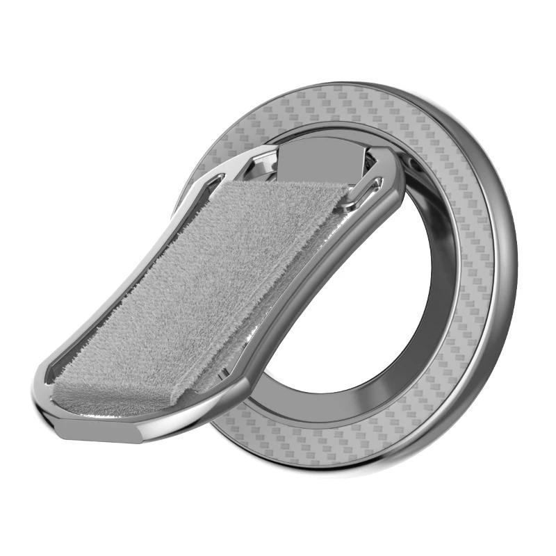 2025 New Strong Magnetic Phone Holder for Magsafe 360 Degree Rotation Double Magnet Finger Ring Stand for iPhone 14 15 16 Xiaomi