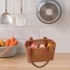 Hand Woven Basket Vegetable Storage Portable Multipurpose Handwoven Nesting Bin