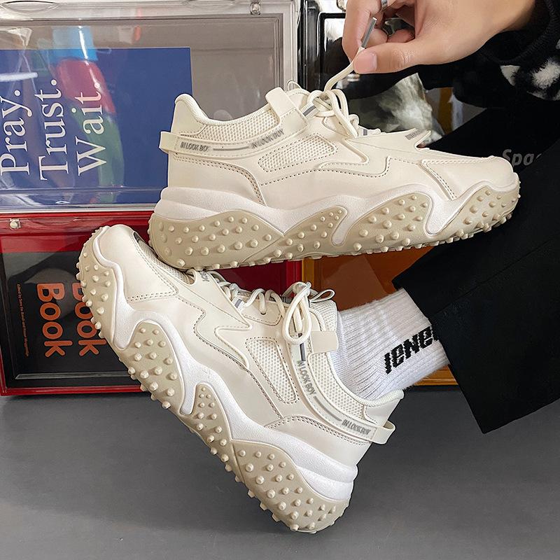 Мода 2024 Весна Новая Мужская Обувь Тренд Японии и Южной Кореи Старая Обувь Стиль — фото 3