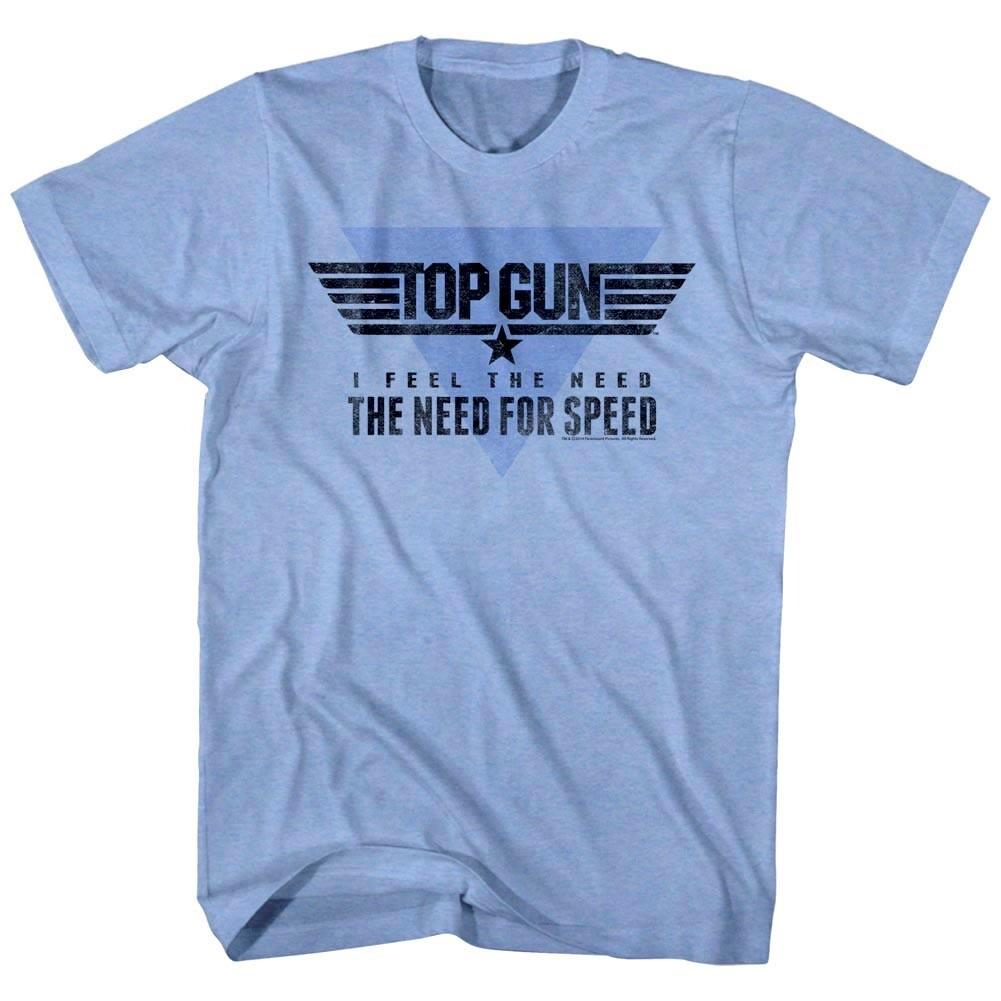 Top Gun Feel the Need for Speed Men Slogan T Shirt Feels Jet Fighter Pilot XXXL