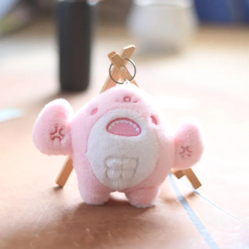 

Soft Plush Hammerhead Shark Toy Cartoon Shark Plush Toy Plush Muscle shark keychain Unisex розовый