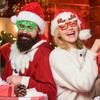 Christmas Santa Decoration Claus Snowman Glasses Adult Child Xmas Props Party
