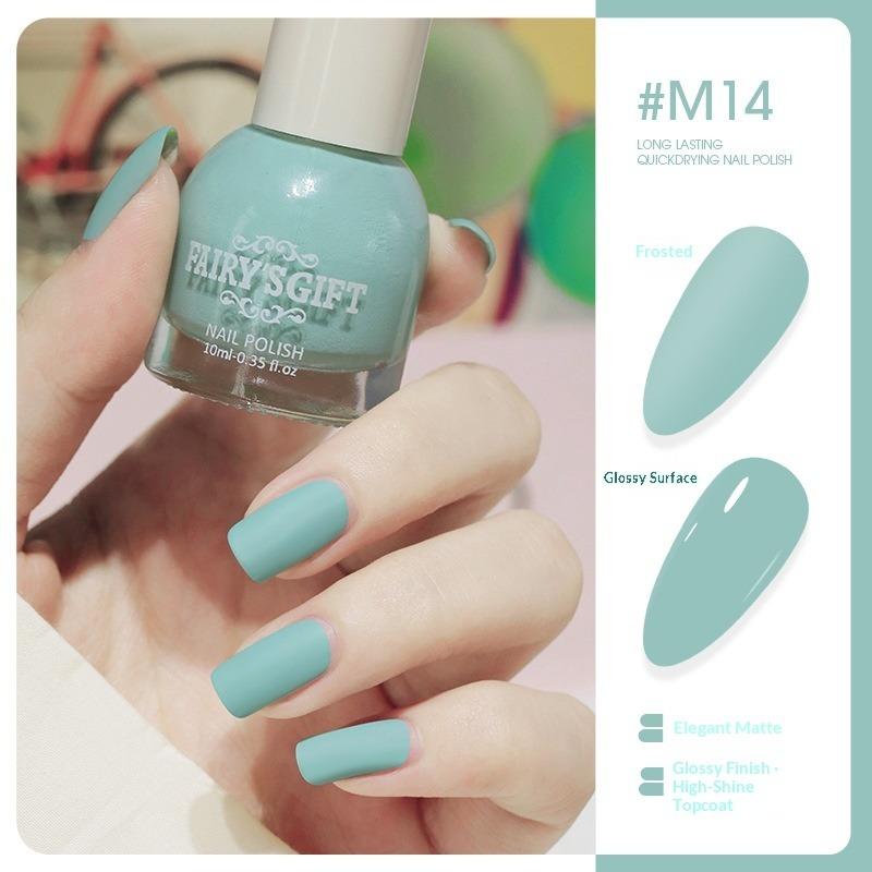 Colorful Nail Polish Matte, Long-lasting, Non-peelable, Quick-drying, Matte Nail Polish