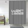 Campeonato Mundial de Rali WRC Cortina de Chuveiro Banheiro Poliéster Impermeável Cortinas de Banho Com Ganchos