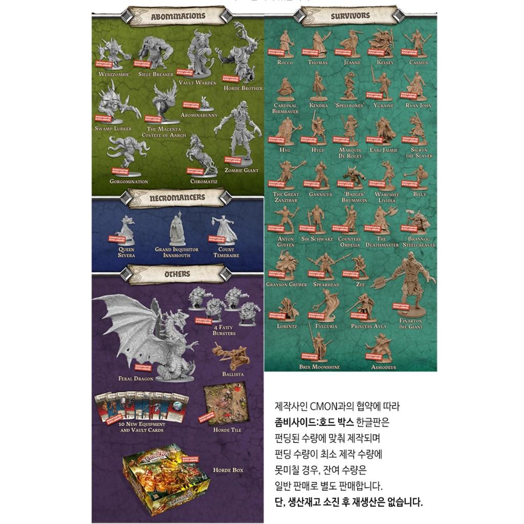 Zombicide Fantasy Expansion Horde Box