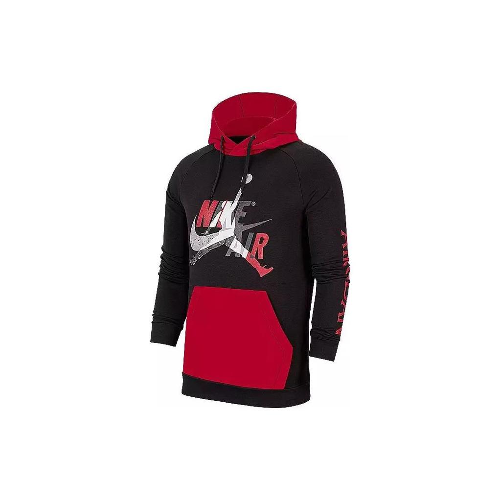 Nike Men's Air Jumpman Classics Fleece Pullover Hoodie Black CK2852-010