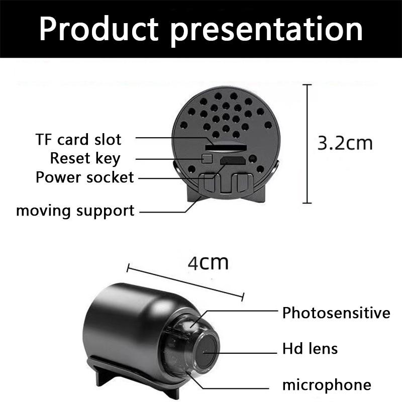 X5 small cctv camera 1080P HD Webcam Wifi Mini IP Camera Night Vision Wireless Surveillance mini camera cctv