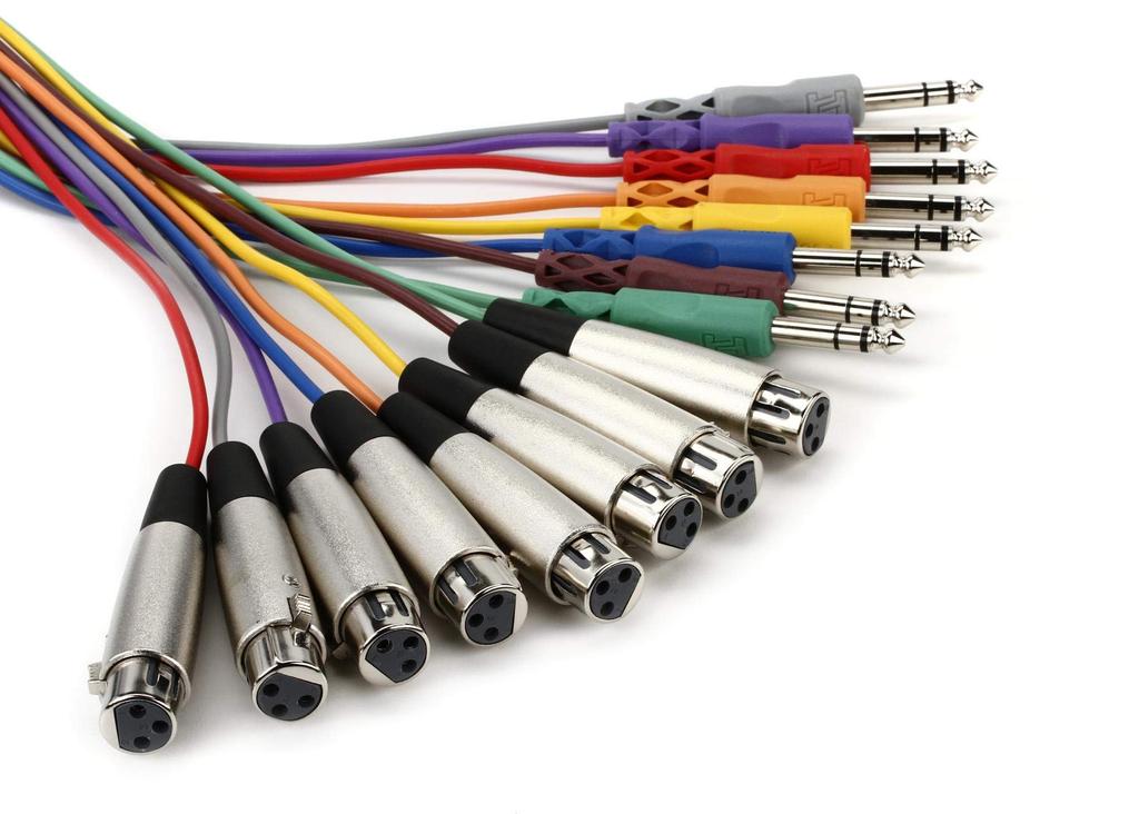 Hosa STX-805F 5m XLR Female to Stereo Phone Male Multi-Cable