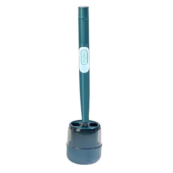 Soap Dispensing Toilet Brush with Holder Silicone Long Handled Cleaning Brush Wc Toilet Brushes Bathroom Accessories
