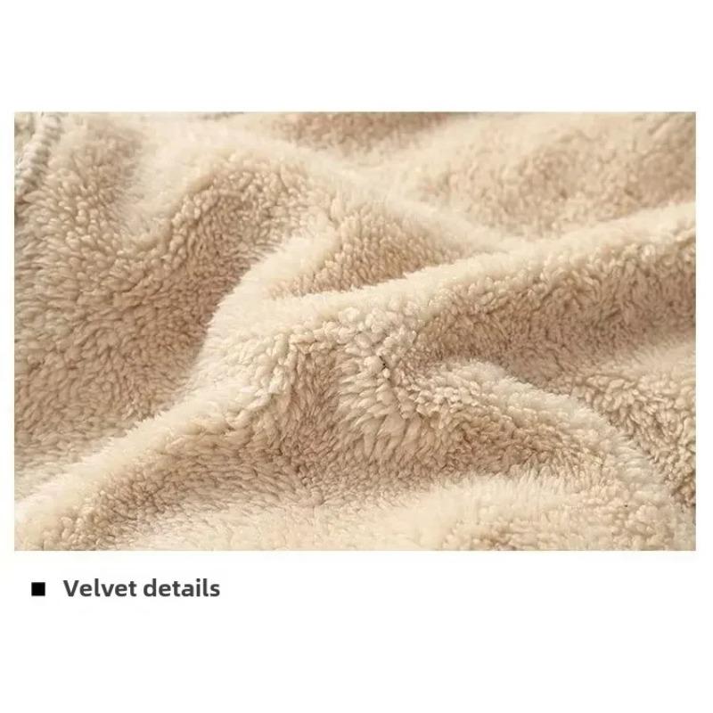 Autumn Winter Fleece Lined Men'S Warm Top Korean Fashionable Long Sleeved Base Shirt Plush Casual Warm Underwear T-Shirt