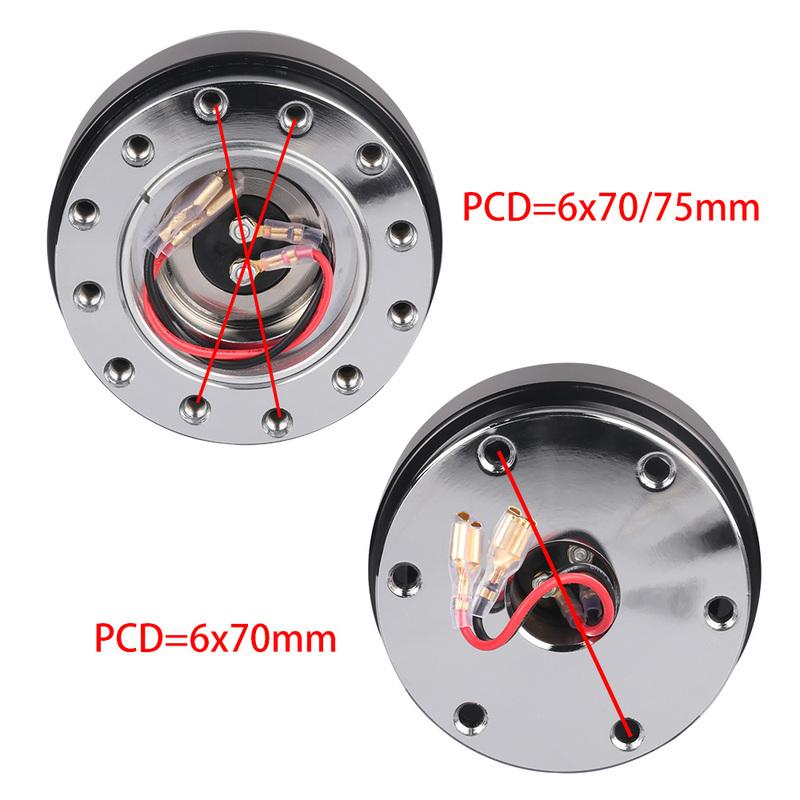 Universal Car Tuning Steering Wheel Quick Release Hub Adapter Snap Off Boss Kit Auto Accessories