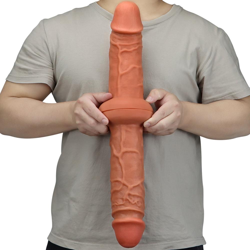 Dámské velké erotické dildo pro anální tahací dildo XXL Fisting pásek na penis Hude Dick silikonový anální kolík