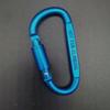 Multi Colors Safety Buckle with Lock D-shape Carabiner New Sports Keychain  Outdoor Tool